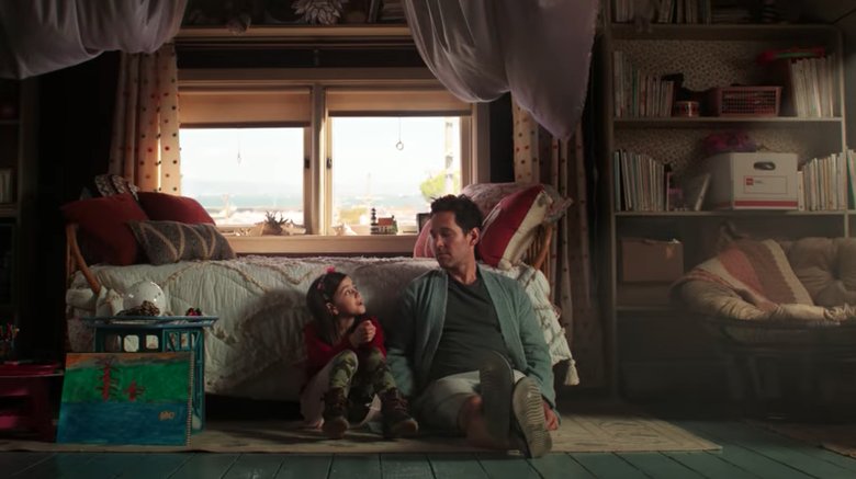 Paul Rudd and Abby Ryder Fortson in Ant-Man and the Wasp
