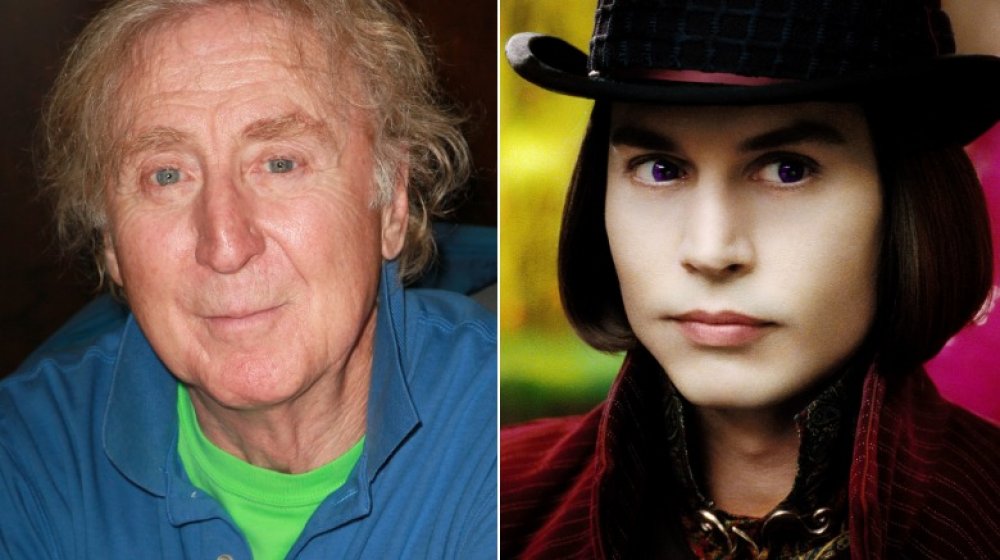 Gene Wilder, Johnny Depp Willy Wonka