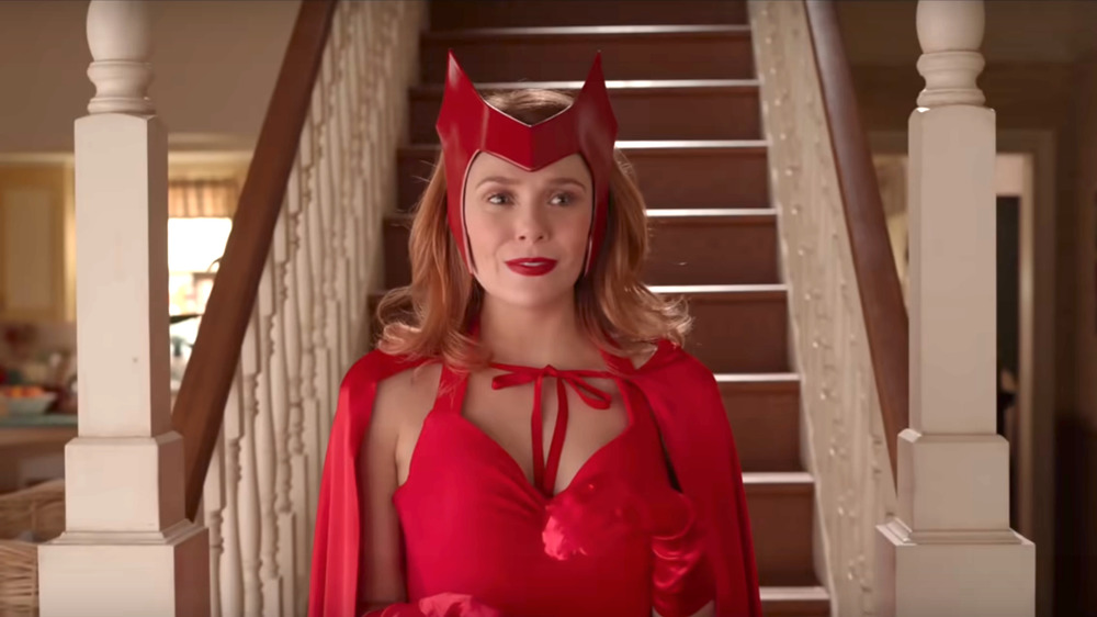 Wanda wears her old-school red costume