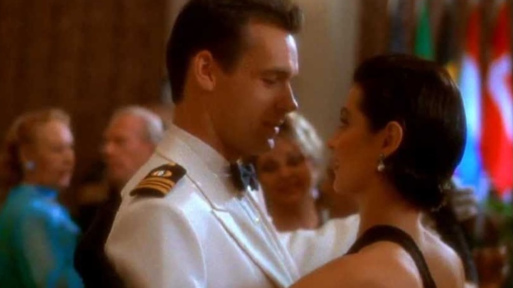 Harm and Mac flirting on JAG