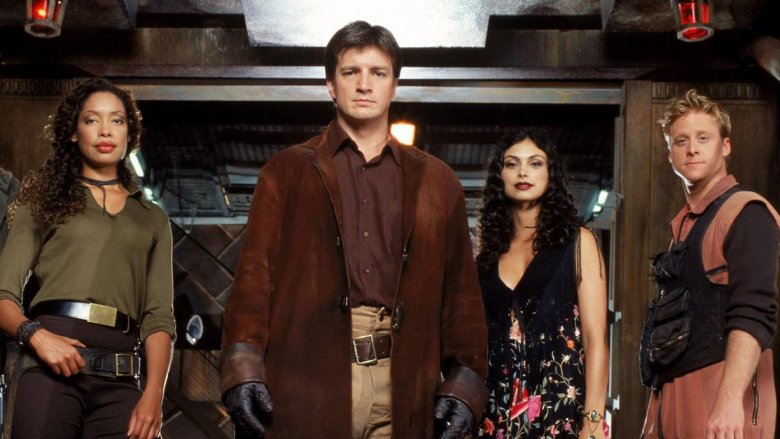 The cast of Firefly