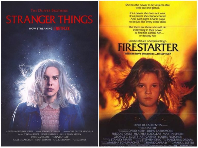 Stranger Things posters channel classic films