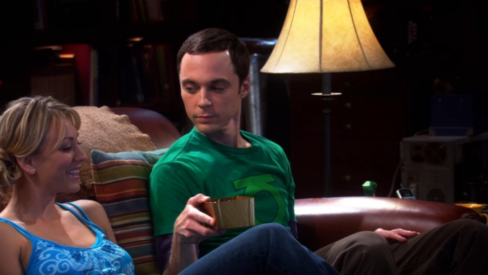Sheldon and Penny on The Big Bang Theory