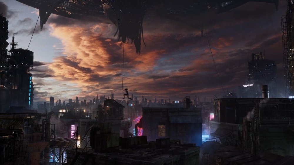 Iron City and Zalem in Alita: Battle Angel