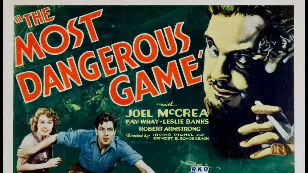 A poster for 1932's The Most Dangerous Game