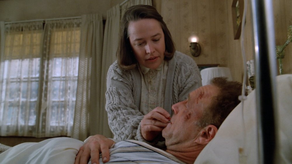 Kathy Bates and James Caan in Misery