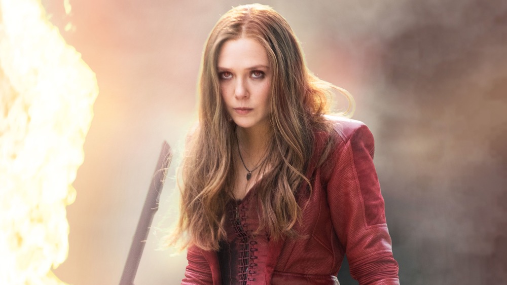 Wanda Maximoff angry in battle