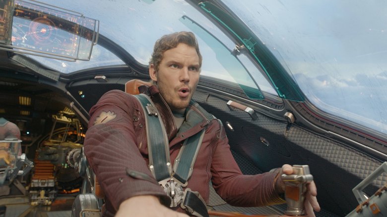 Star-Lord flying