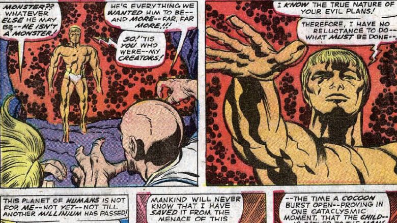 Adam Warlock in 1967's Fantastic Four #66