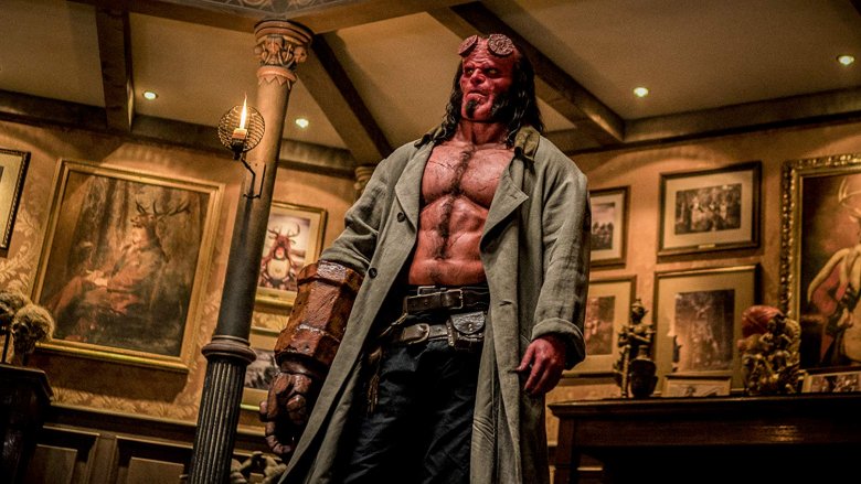 David Harbour in Hellboy