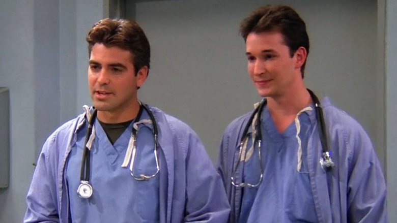 George Clooney and Noah Wyle in Friends