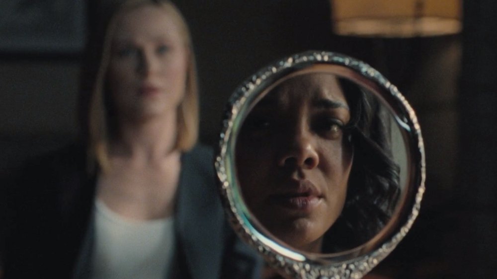 Evan Rachel Wood and Tessa Thompson in season 3 of Westworld