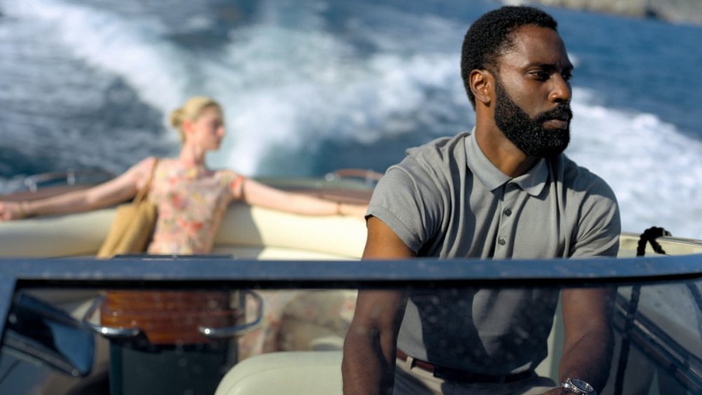 Elizabeth Debicki and John David Washington in Tenet