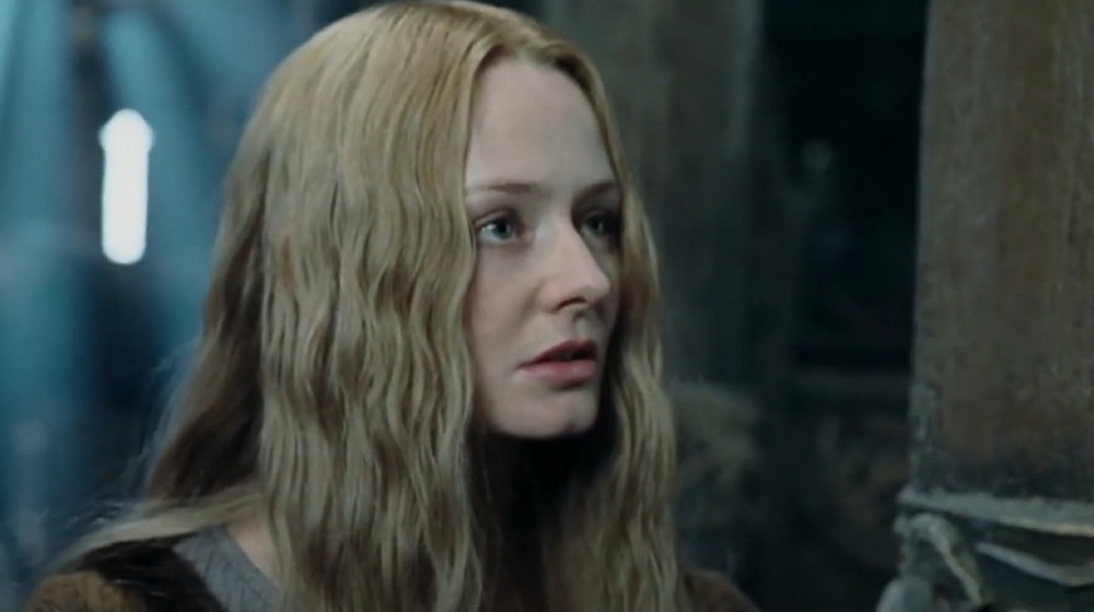 Miranda Otto as Éowyn in the Lord of the Rings: The Two Towers