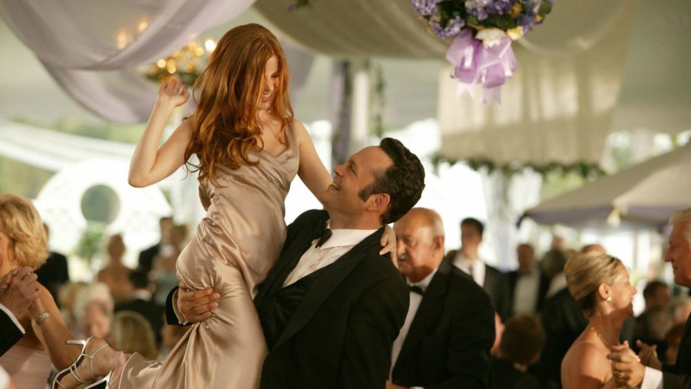Isla Fisher and Vince Vaughn in Wedding Crashers