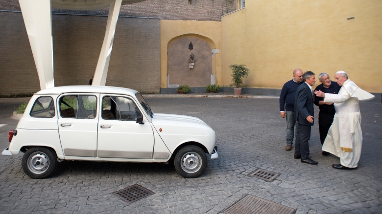 http://img2.looper.com/img/gallery/worst-cars-driven-by-famous-people/pope-francis-renault-4.jpg
