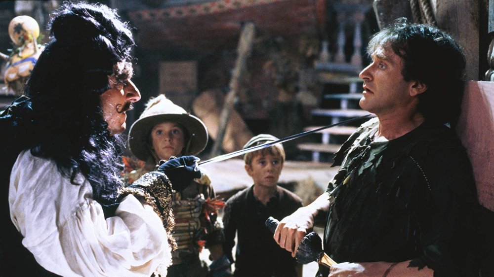 Dustin Hoffman and Robin Williams in Hook