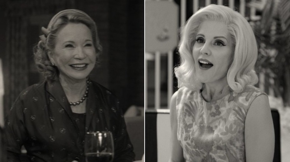Split image of Mrs. Hart and Dotty