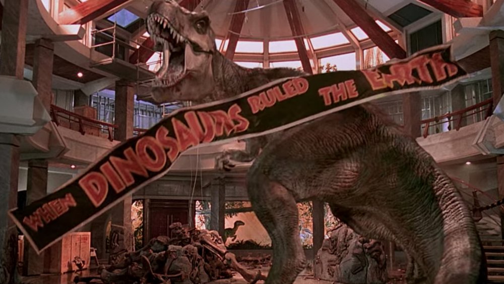 Tyrannosaurus Rex in Jurassic Park