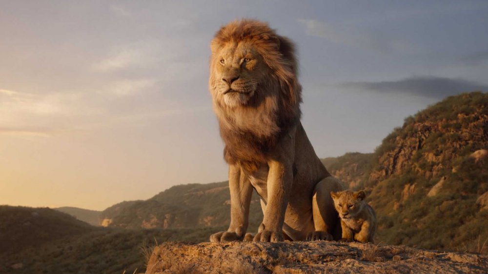 Mufasa and Simba as seen in 2019's The Lion King