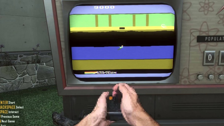 Playing The Original Pitfall In Call Of Duty: Black Ops 2