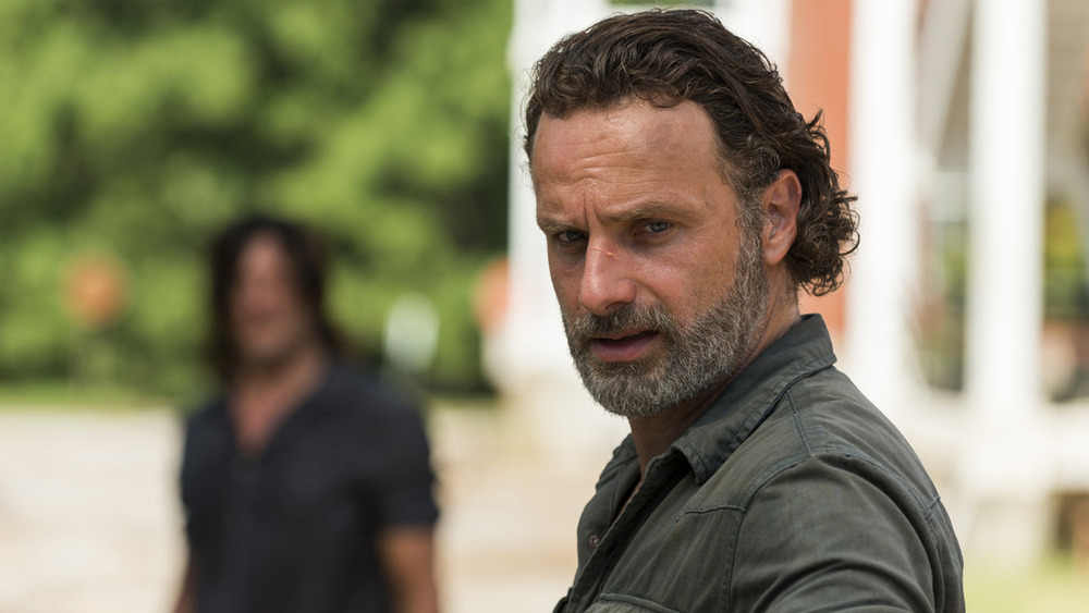 Andrew Lincoln as Rick Grimes on The Walking Dead