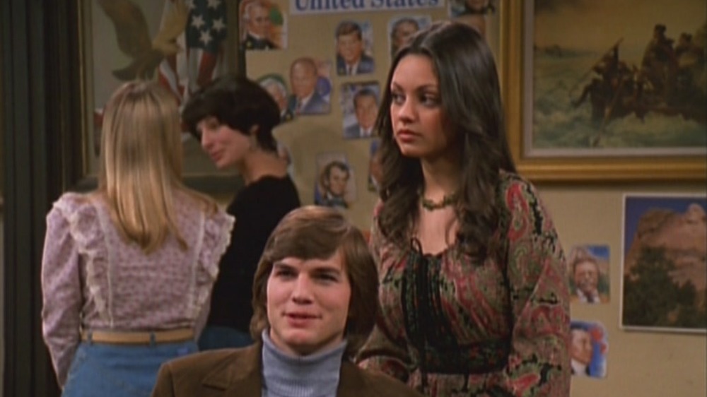Jackie and Kelso dressed up
