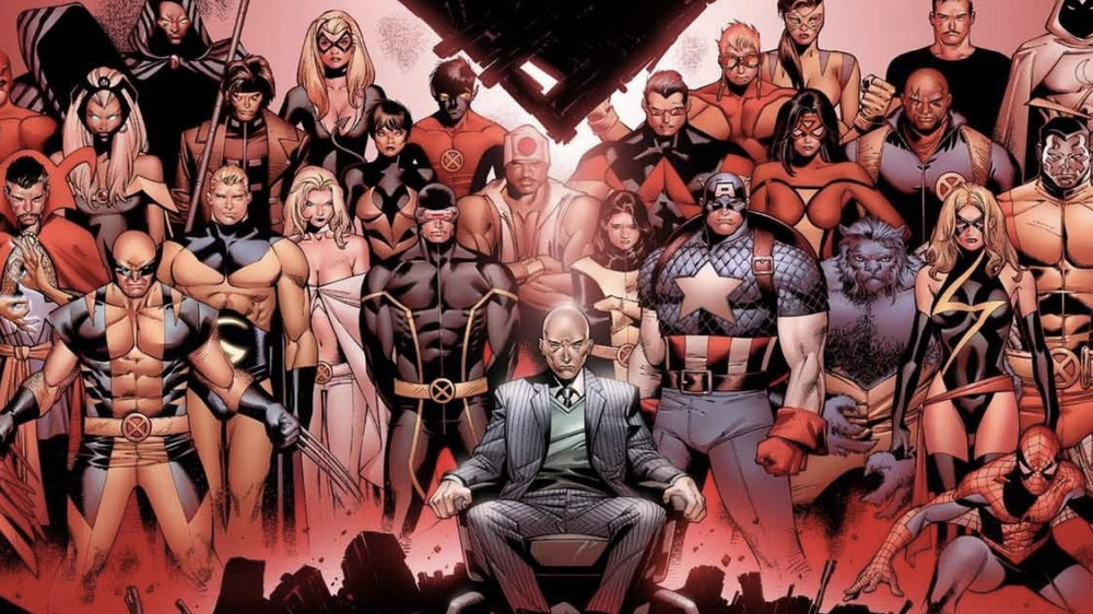 A cover image for an issue of House of M
