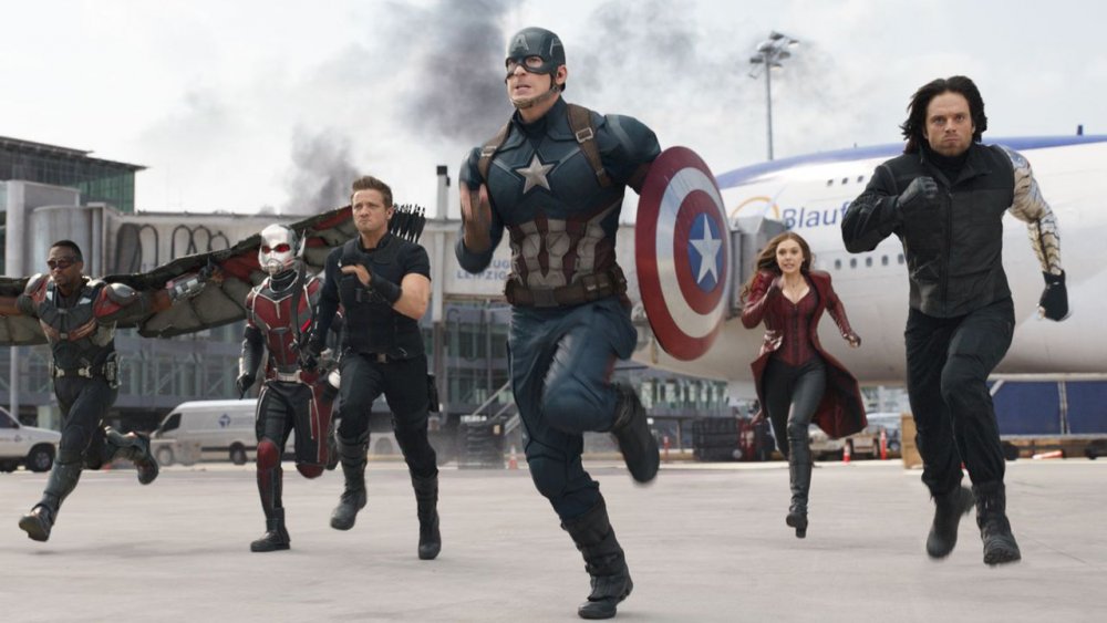 Avengers Civil War Airport Battle