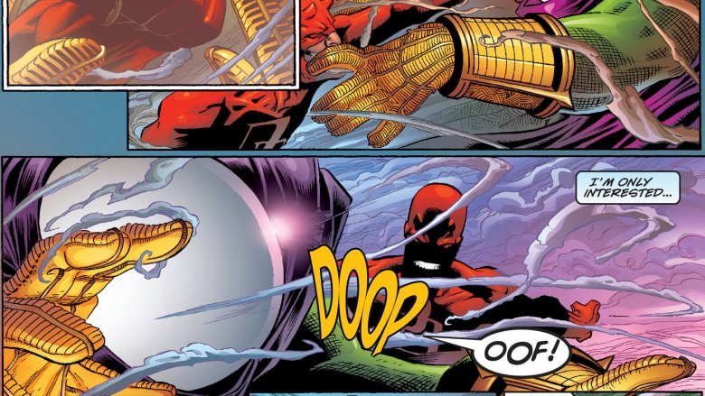 Daredevil fighting Mysterio
