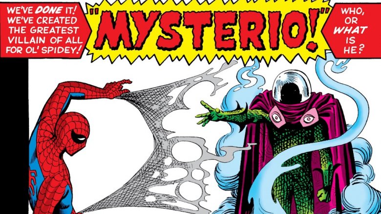 Spidey webbing Mysterio