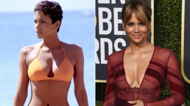 Halle Berry then and now