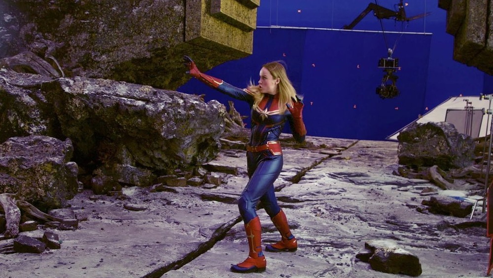Brie Larson Captain Marvel test