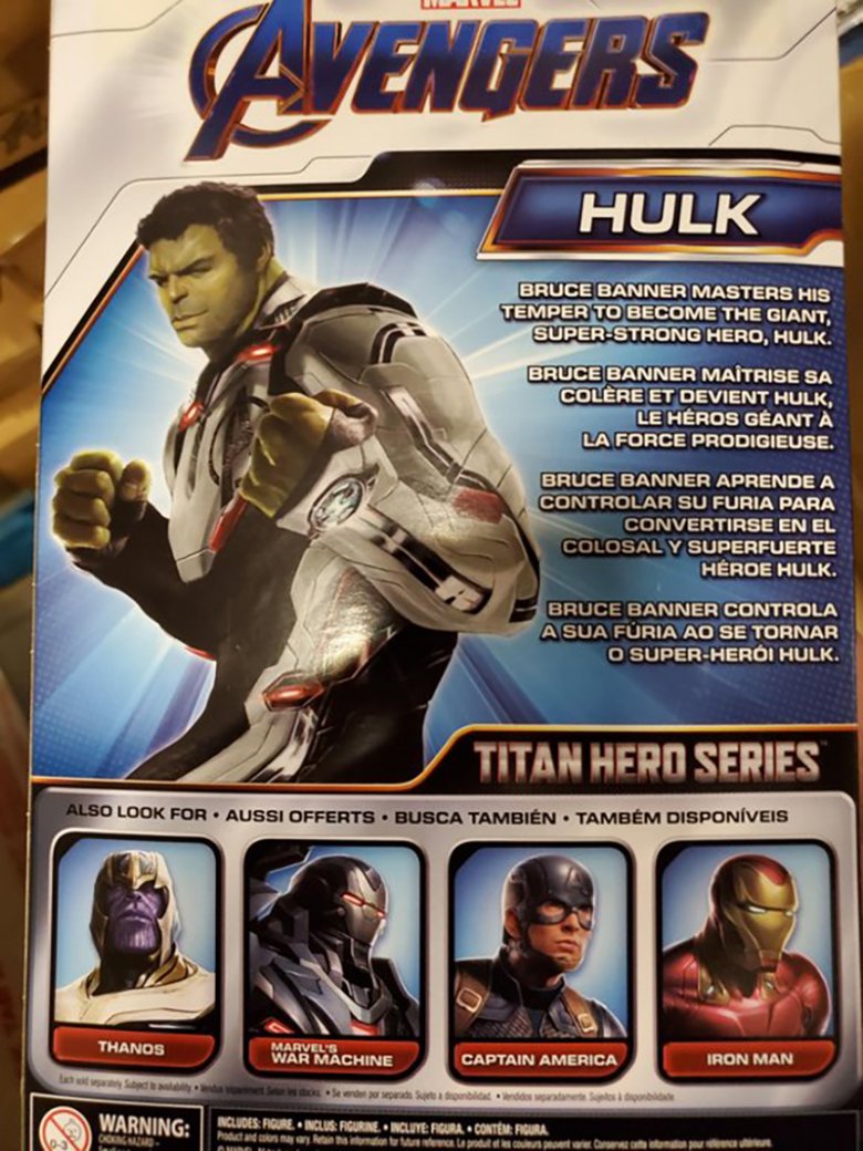 Avengers: Endgame toy leak may reveal Hulk spoiler